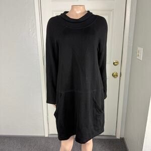 Prairie Underground Women's Dress Large Organic Cotton Boho Cotton Pockets V3-14